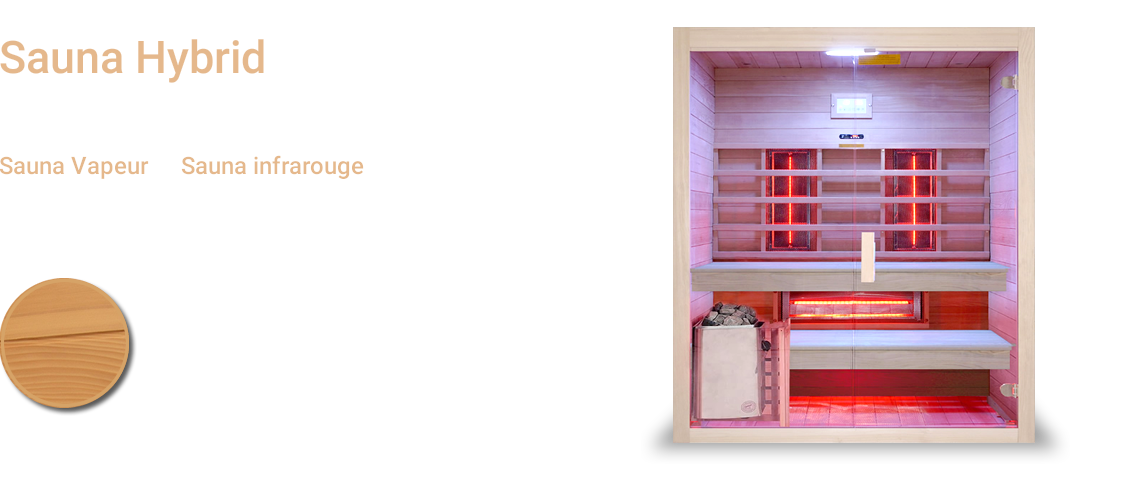 Cover - Sauna Hybrid Combo Vapeur et Infrarouges